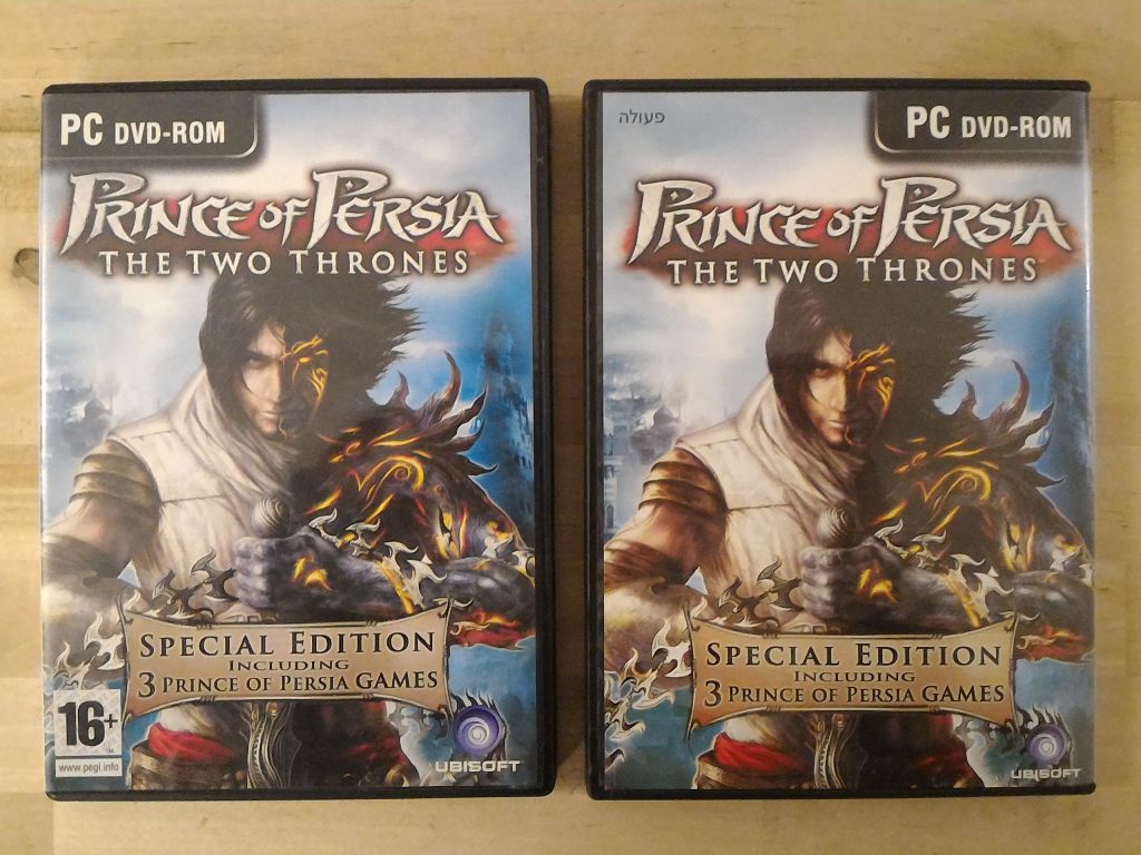 Prince of Persia Two Thrones (Special Edition 3 PC Games) The Two