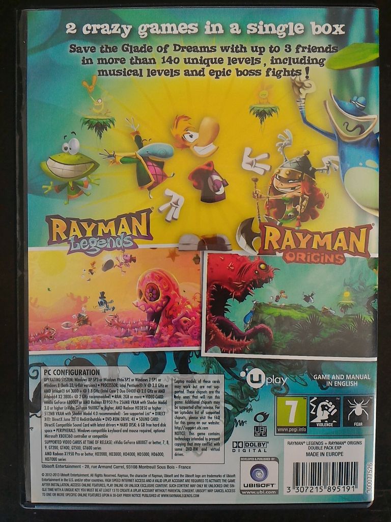 Rayman Origins Vs Rayman Legends